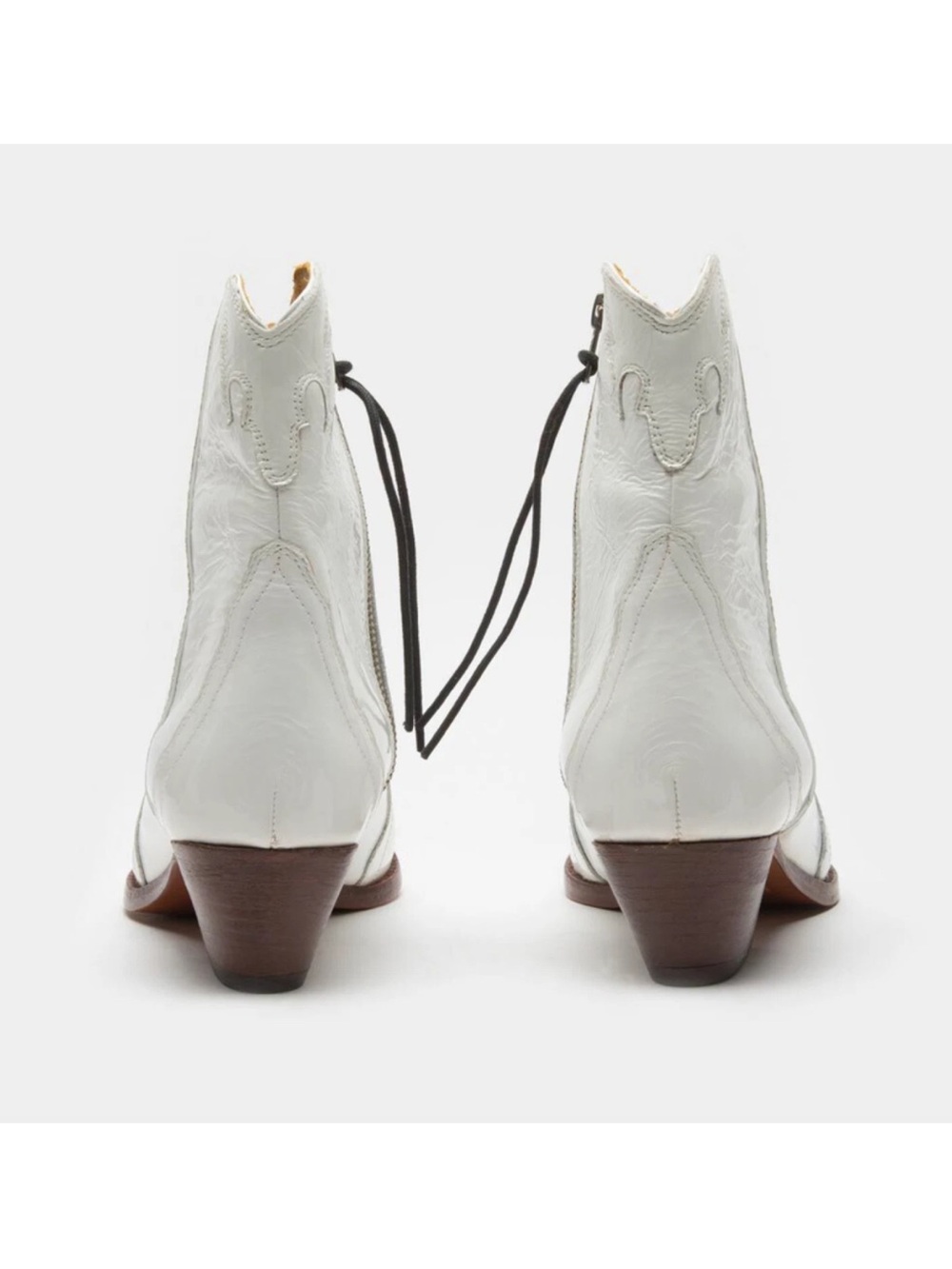 FREE PEOPLE New Frontier Womens White Western Boots 7.5 - Picture 2 of 12
